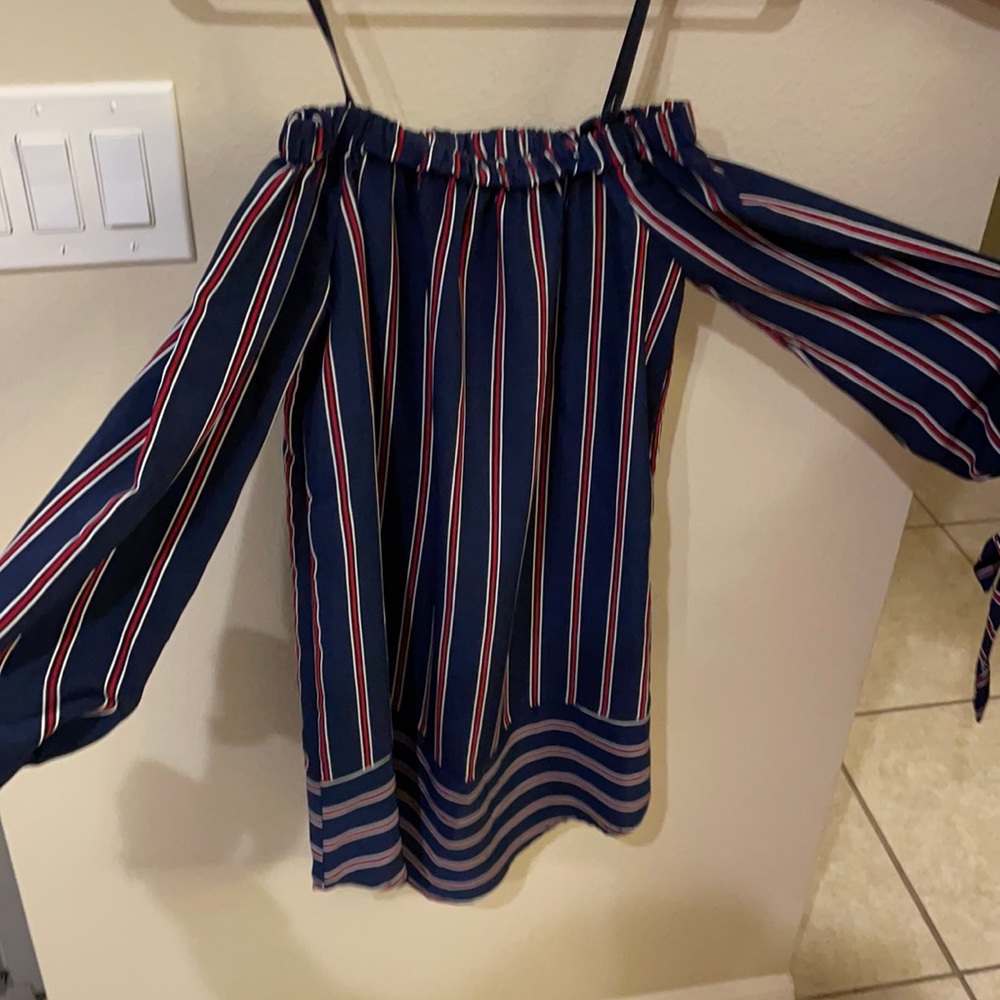 Off the shoulder dress mid length